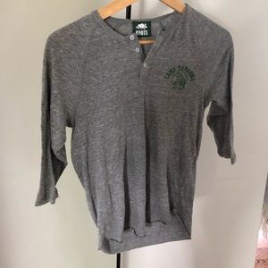 Roots grey quarter sleeve